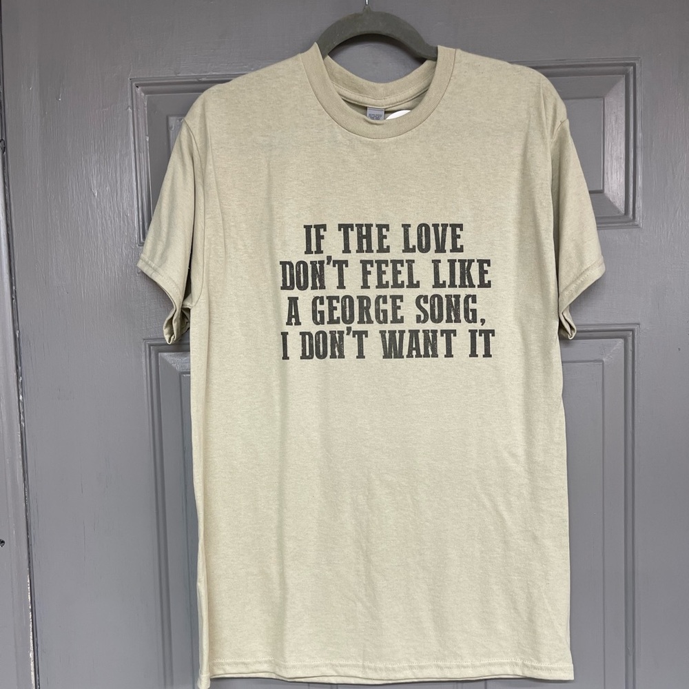 If the love don’t feel like a George song